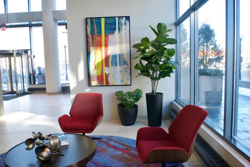 Silk Office Plants and Silk Flowers for Businesses Chicago & Suburbs